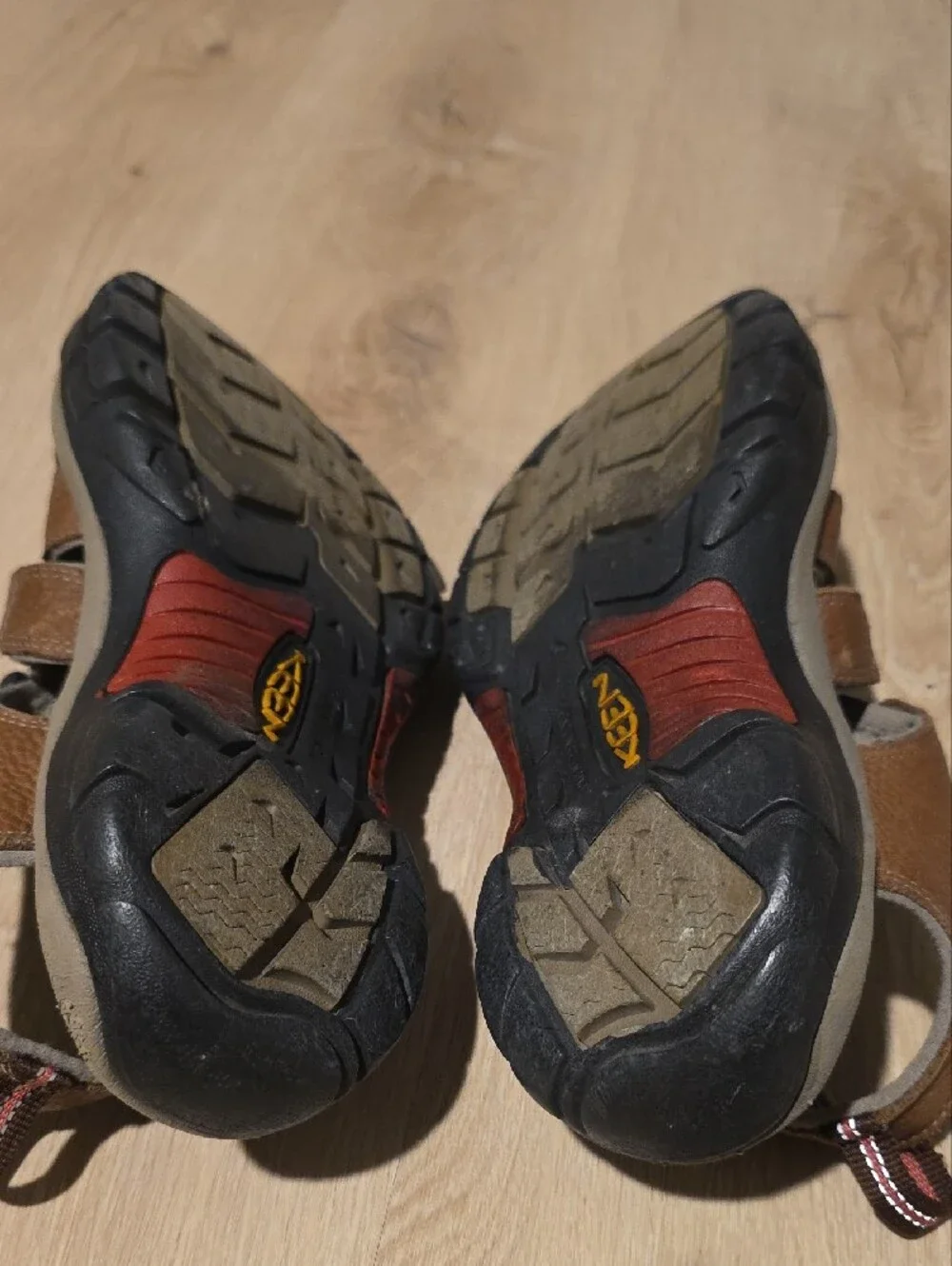 KEEN Newport Waterproof Leather Hiking Sandals Brown